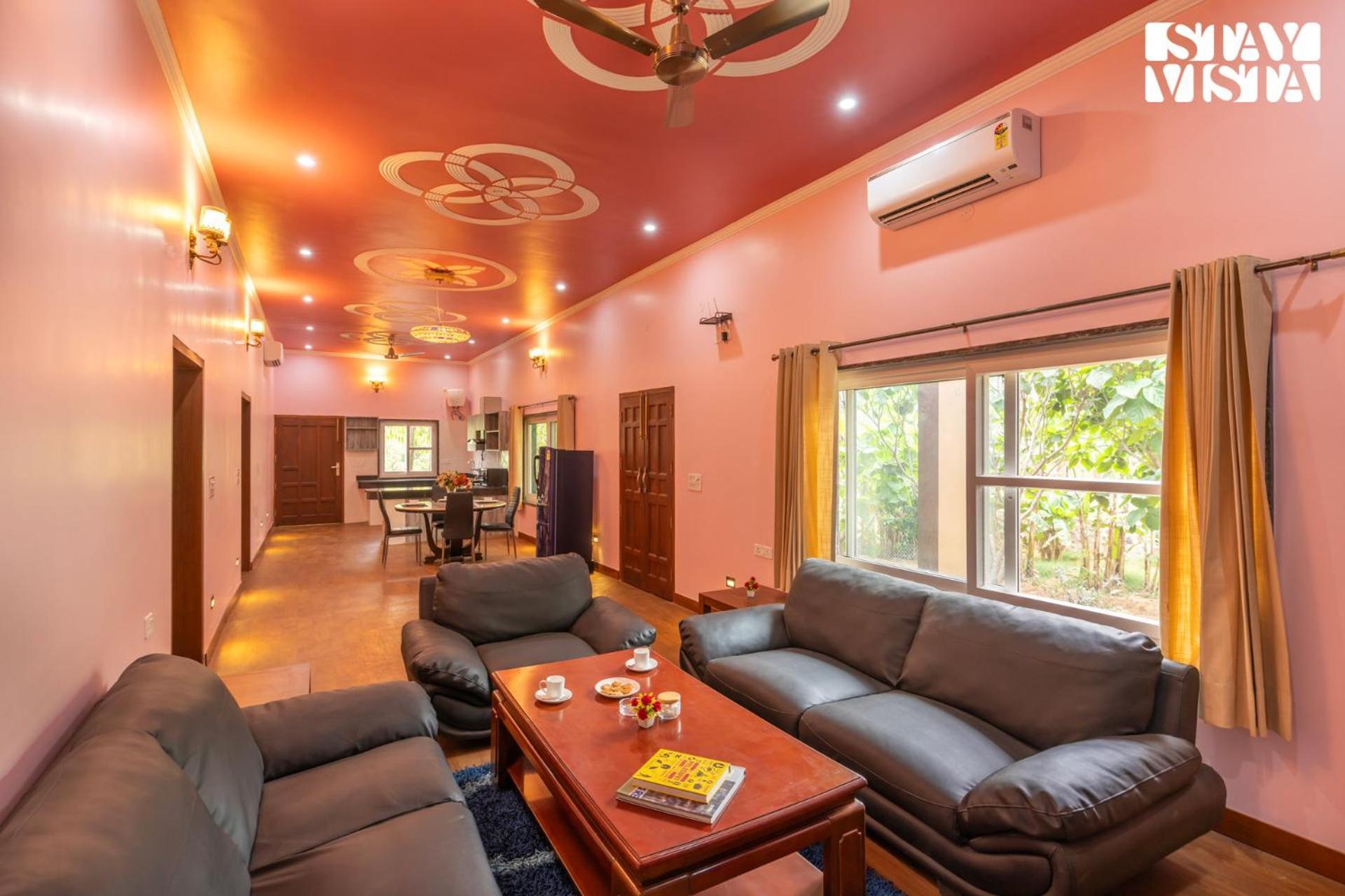 Stayvista At Maple Farms With Pool, Bbq & Bonfire Sohna ภายนอก รูปภาพ