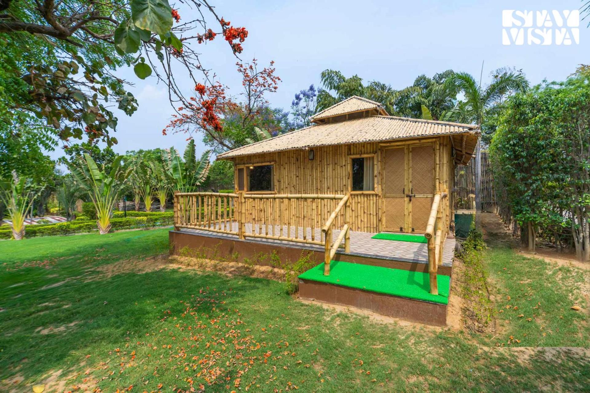 Stayvista At Maple Farms With Pool, Bbq & Bonfire Sohna ภายนอก รูปภาพ