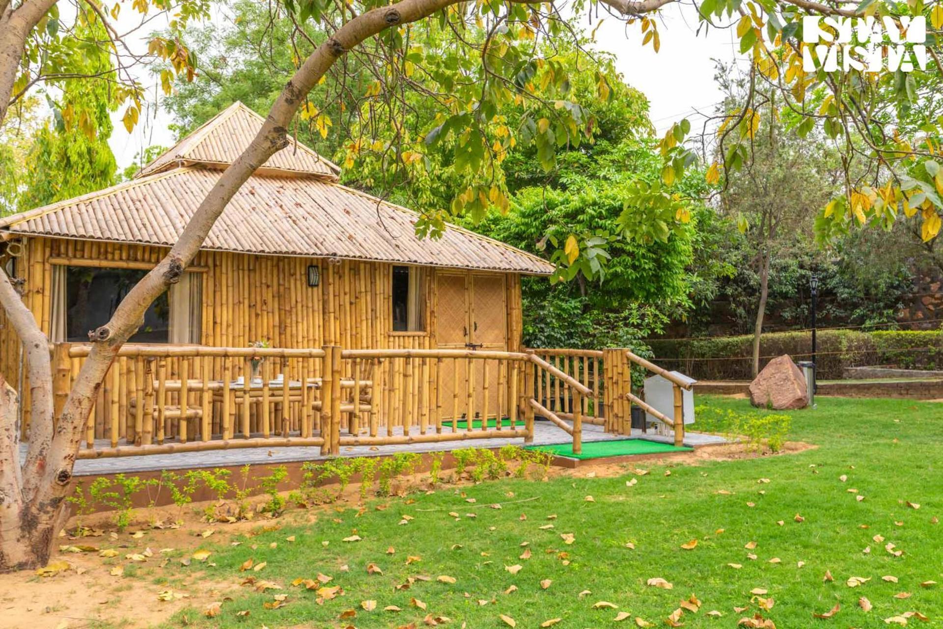 Stayvista At Maple Farms With Pool, Bbq & Bonfire Sohna ภายนอก รูปภาพ
